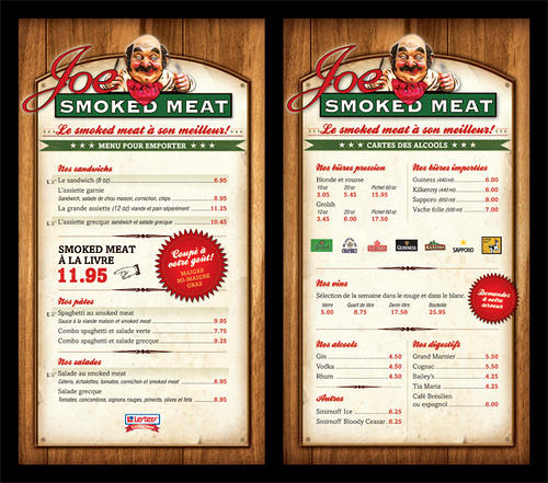 Smoked Beef Menu Examples Joe Smoked Meat - Menu by Chalifour on DeviantArt