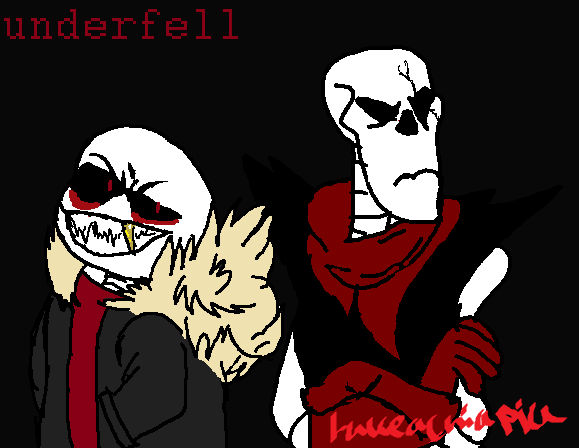 sans and papyrus - underfell version by takeachillpill23 on DeviantArt
