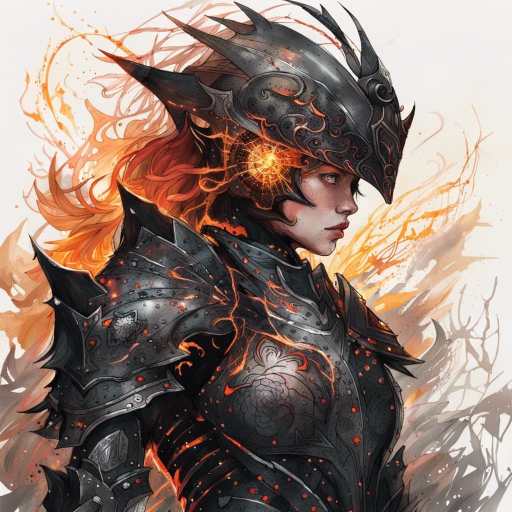 Ultrafire Knight Fire Knight by MarciaNunes on DeviantArt
