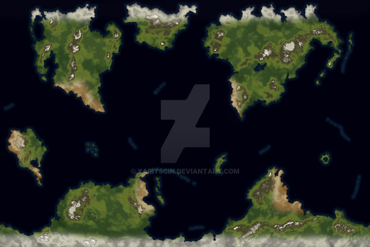 World Map Practice by Xaritscin on DeviantArt