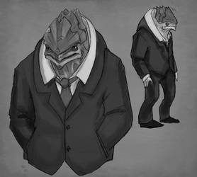krogan in a suit