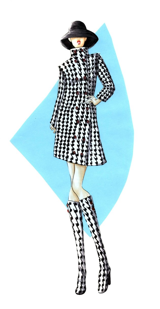 Houndstooth diva