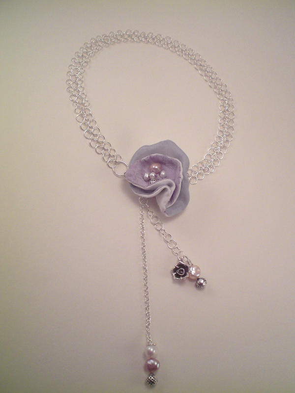 Elegant Orchid Necklace