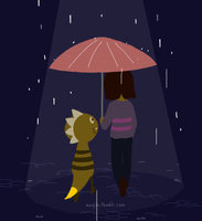 Undertale Rain GIF