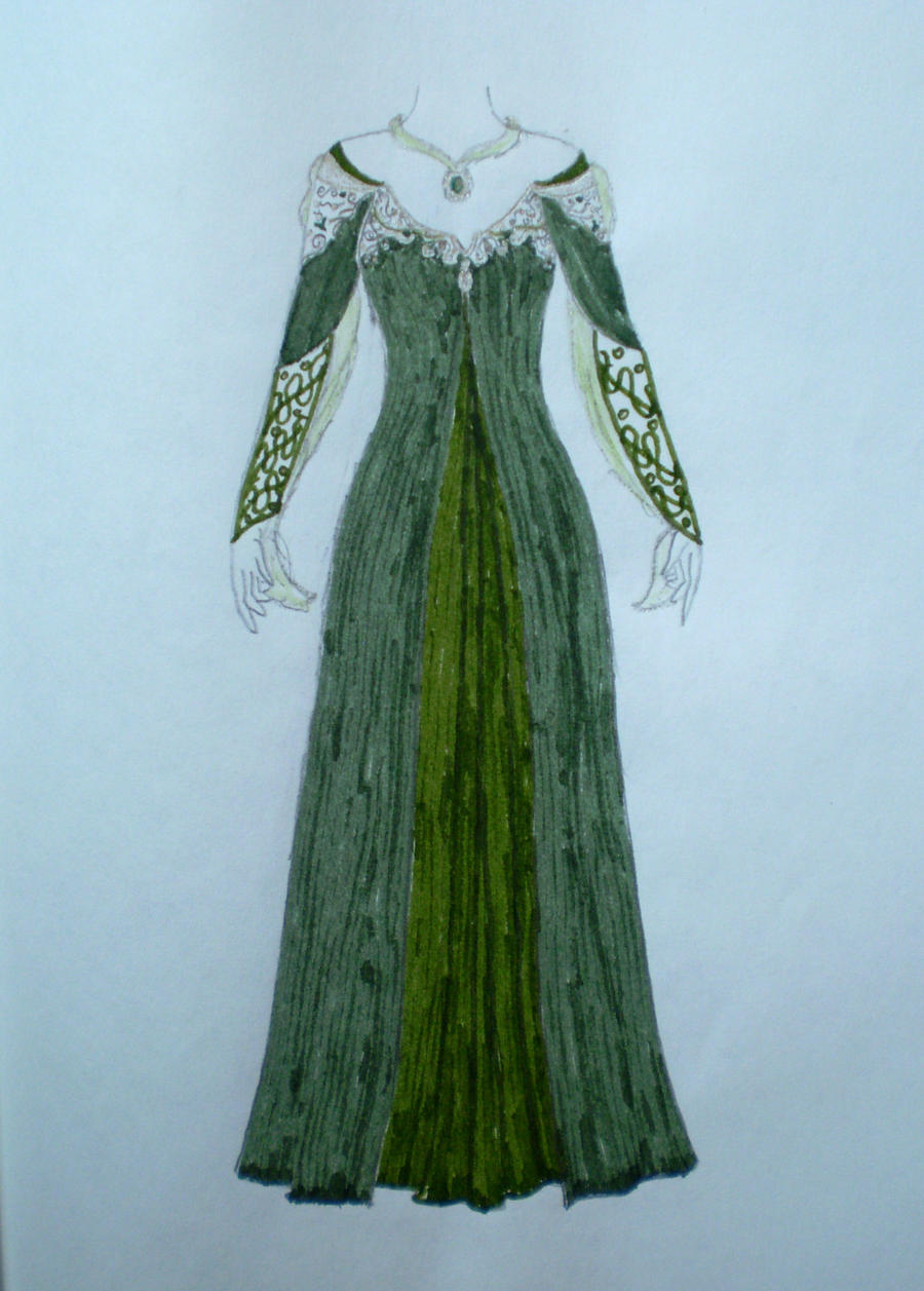 Dark Green Narnian Gown