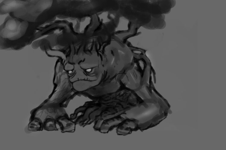 Speed Paint Tree Golem