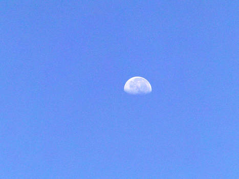 Day time moon