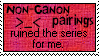 Non-Canon Pairings Stamp