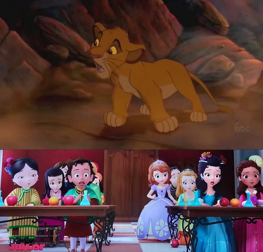 Simba Getting Exiled Sofia and her friends react to simba's exile by danielandresrojas on ...