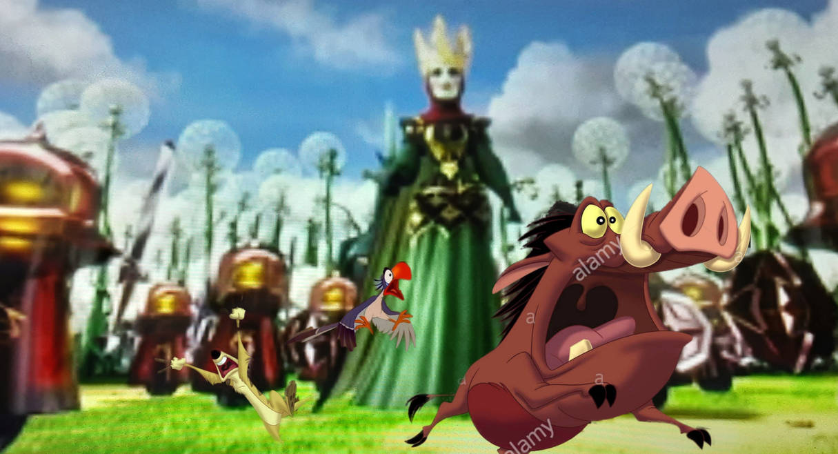 Timon pumbaa and zazu scared of vor's army by danielandresrojas on ...