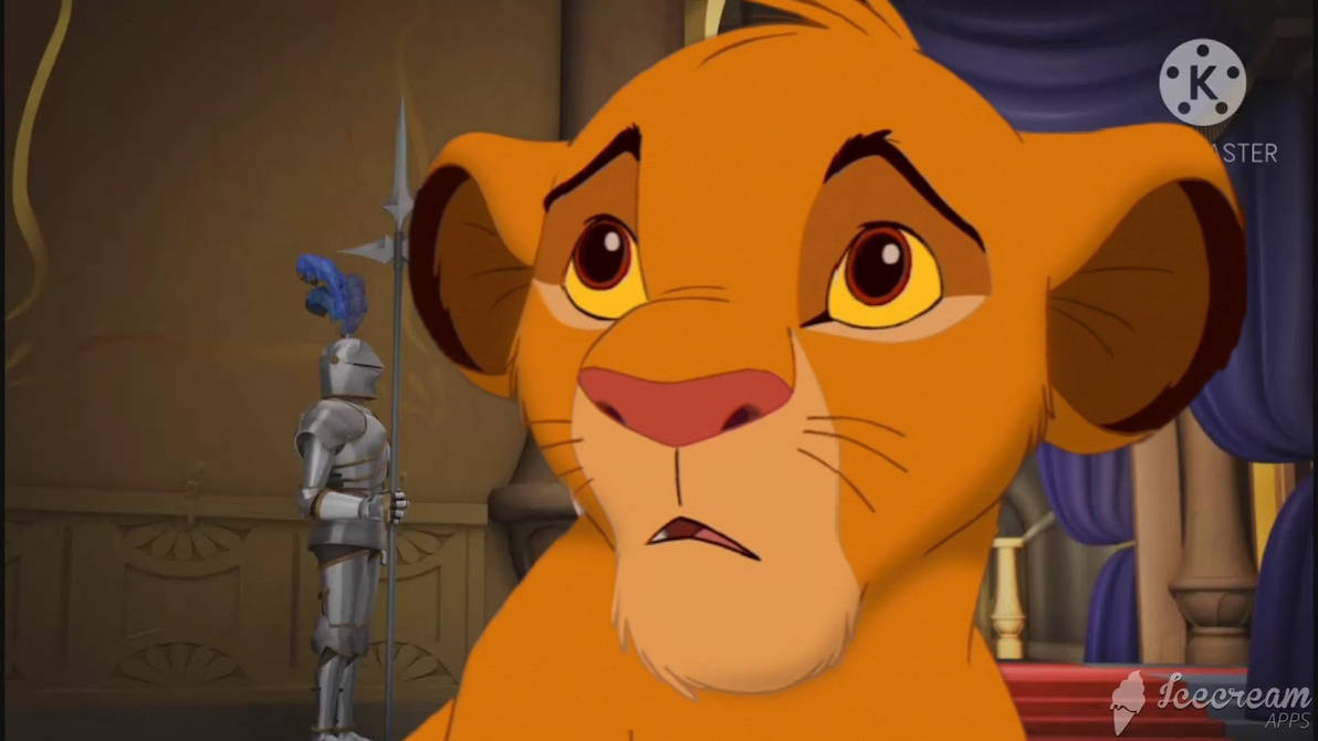 Simba worried about the broken window by danielandresrojas on DeviantArt