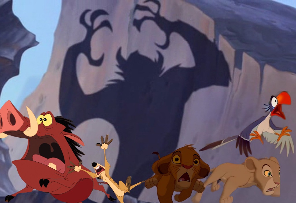 Simba and his friends running from the zugor by danielandresrojas on ...