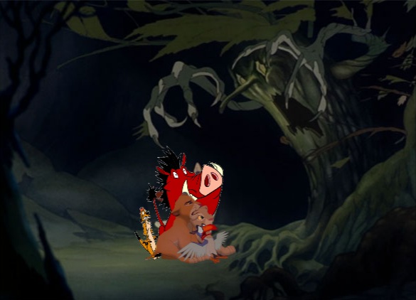 Spooky Simba Simba and his friends in the spooky forest by danielandresrojas on ...