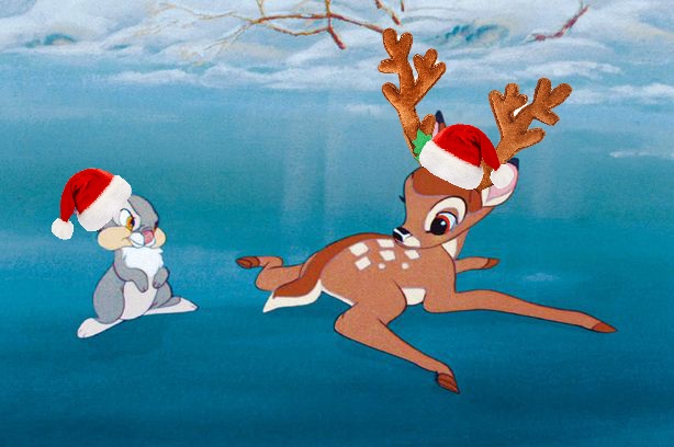 Bambi and thumper on ice for Christmas by danielandresrojas on DeviantArt bambi-and-thumper-on-ice-for-christmas-by-danielandresrojas-on-deviantart