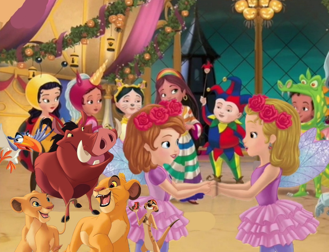 Simba and his friends are having fun by danielandresrojas on DeviantArt