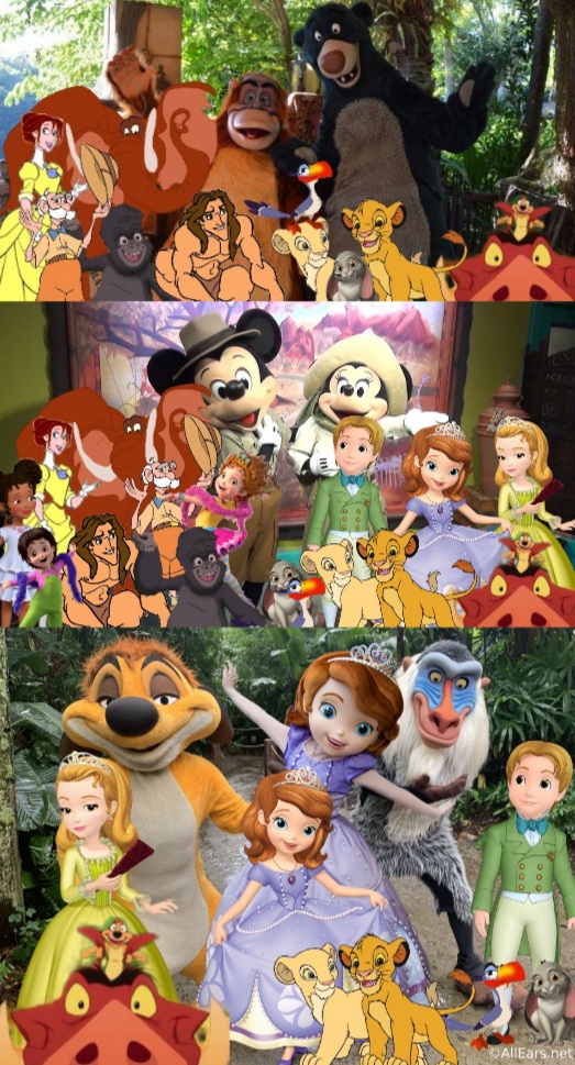 Everyone meeting characters at animal kingdom by danielandresrojas on DeviantArt Everyone meeting characters at animal kingdom by danielandresrojas on DeviantArt