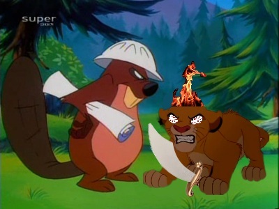 Simba Angry Deviantart Simba angry at boss beaver. by danielandresrojas on DeviantArt