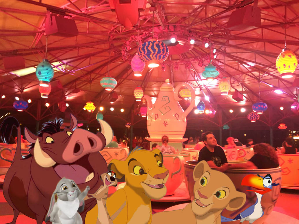 Simba Ride Simba and his friends rides mad tea cup ride by danielandresrojas on ...