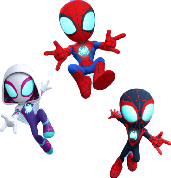 Spidey And His Amazing Friends Transparent