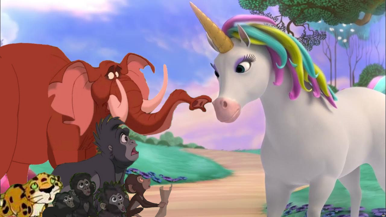 Tarzan's jungle friends meets eunice by danielandresrojas on DeviantArt