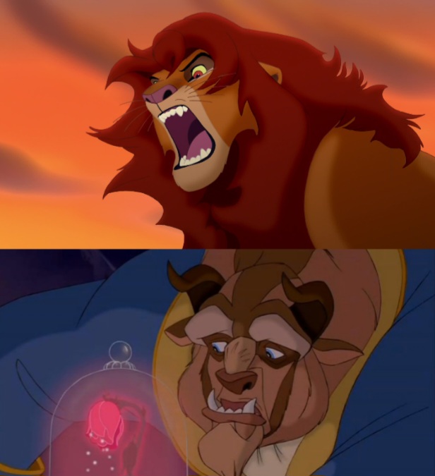 Simba Being Rude Simba angry at the beast by danielandresrojas on DeviantArt