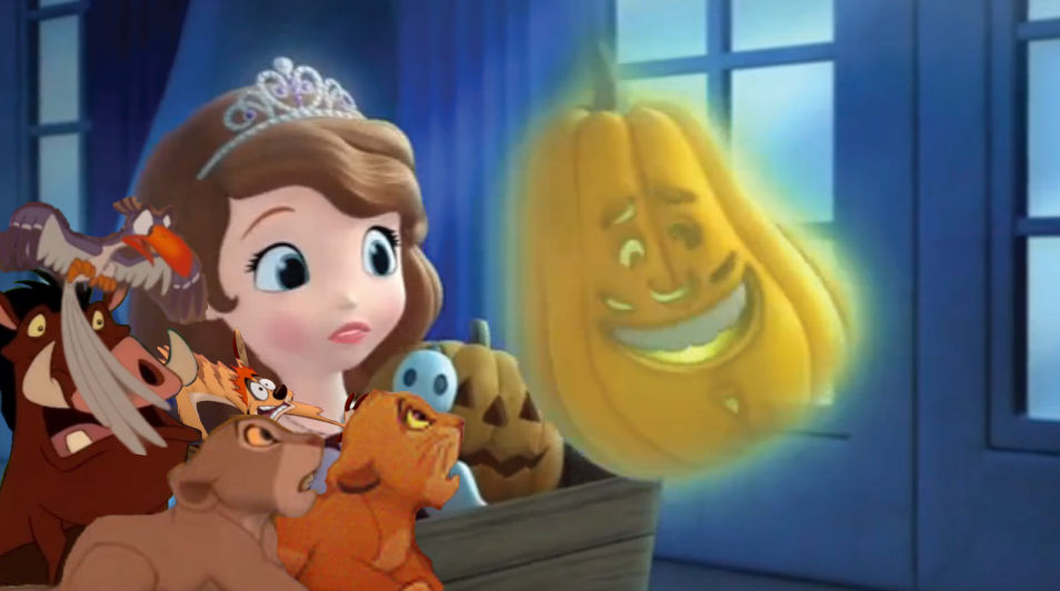 Simba Ghost Scene A Ghost pumpkin frightens simba and his friends by danielandresrojas on ...