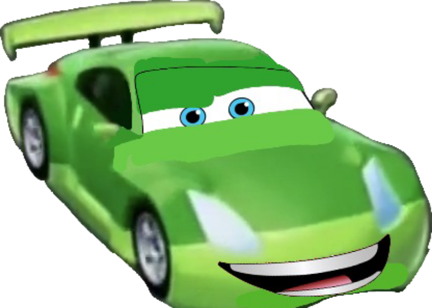 Carmine's big race. Green rookie racer by danielandresrojas on DeviantArt