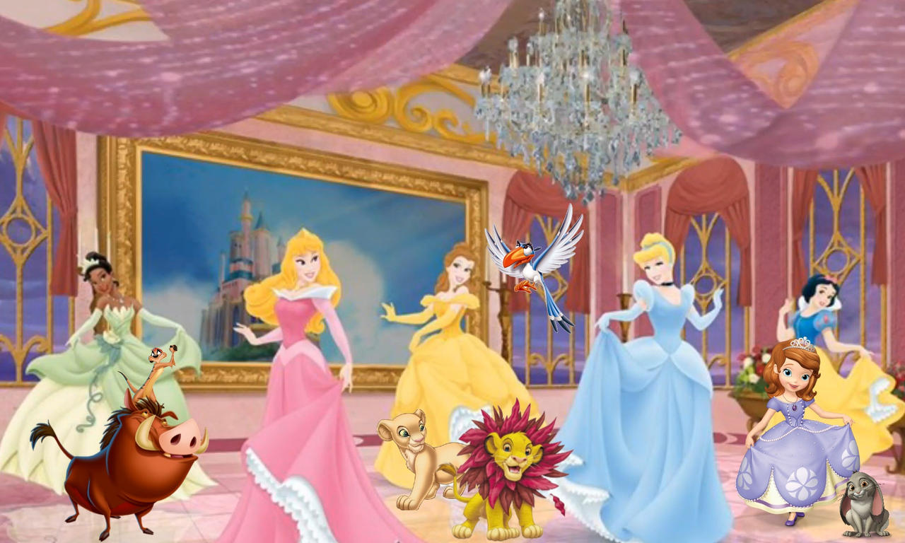 Princess Dancing Dancing with the princesses in the ballroom by danielandresrojas on ...