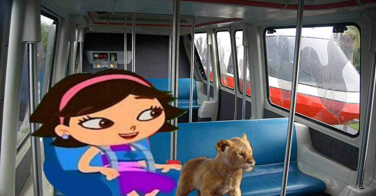 June and simba (2019) riding the monorail by danielandresrojas on ...