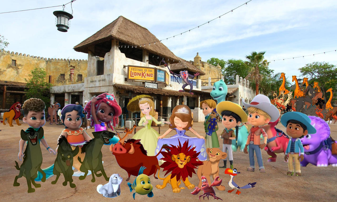 Simba and his friends at festival of the lion king by danielandresrojas ...