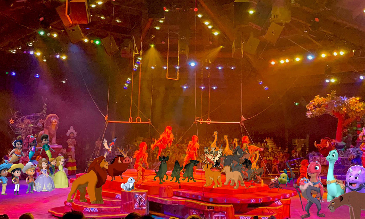Simba and his friends at festival of the lion king by danielandresrojas ...