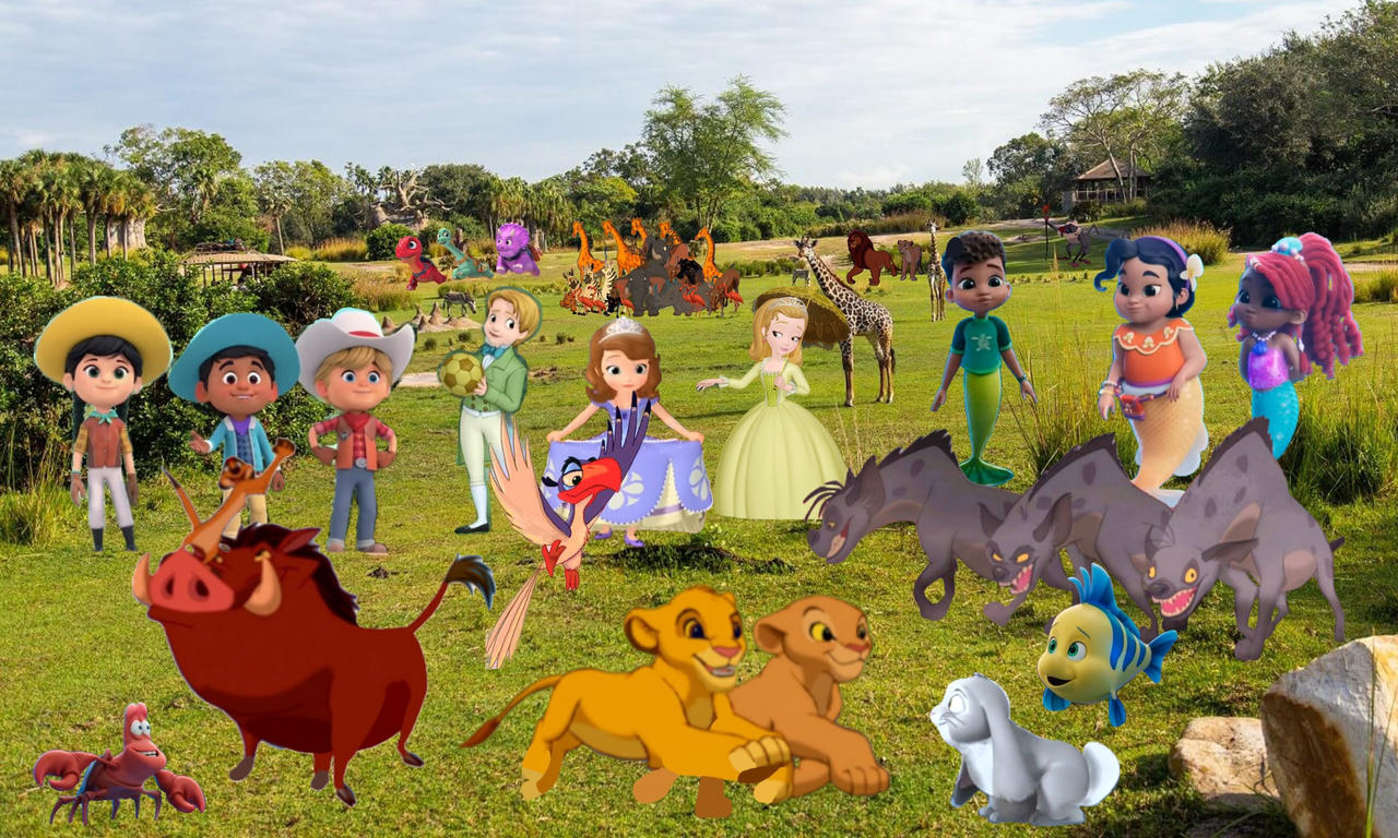 Simba and his friends at kilimanjaro safaris by danielandresrojas on ...