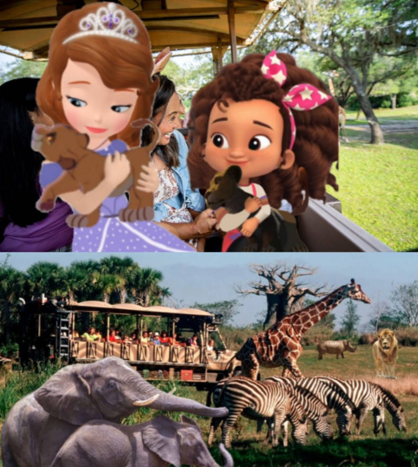 Simba and ryan riding kilimanjaro safaris by danielandresrojas on ...