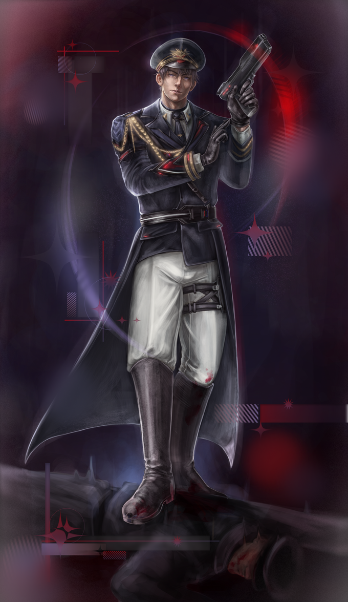 Caleb - Farspace Colonel by Lyeneeen on DeviantArt