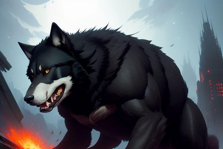 Giant Buff Wolf #6 by BuffFeralGiants on DeviantArt