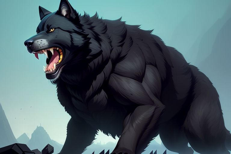 Giant Buff Wolf #13 by BuffFeralGiants on DeviantArt