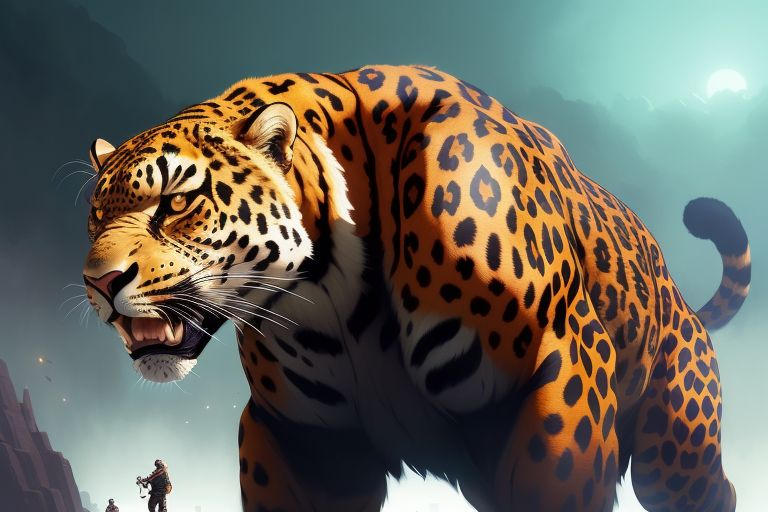 Giant Buff Leopard #3 by BuffFeralGiants on DeviantArt