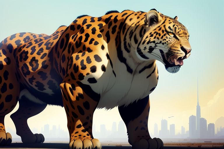 Giant Buff Leopard #5 by BuffFeralGiants on DeviantArt