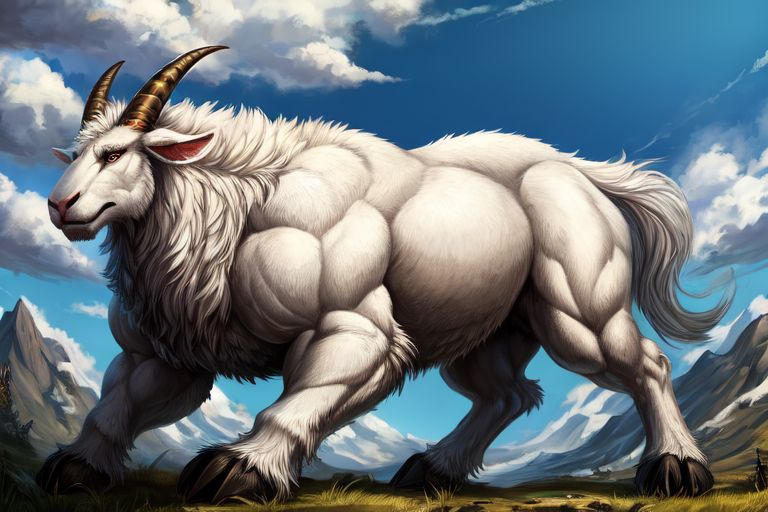Ruff Goat Giant Buff Goat #2 by BuffFeralGiants on DeviantArt