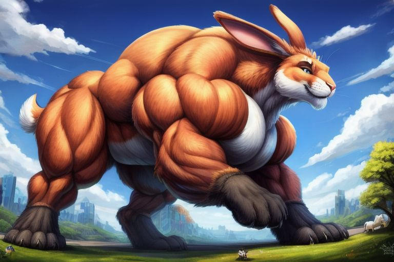 Big Rabbit Art Giant Buff Rabbit #4 by BuffFeralGiants on DeviantArt