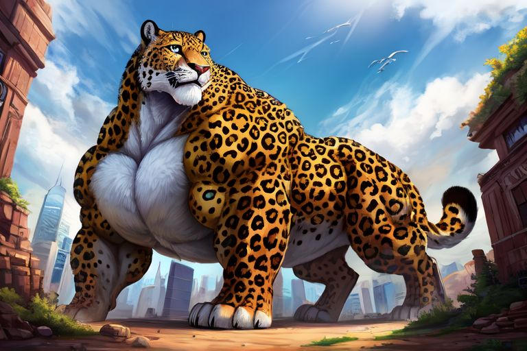 Giant Buff Leopard #10 by BuffFeralGiants on DeviantArt