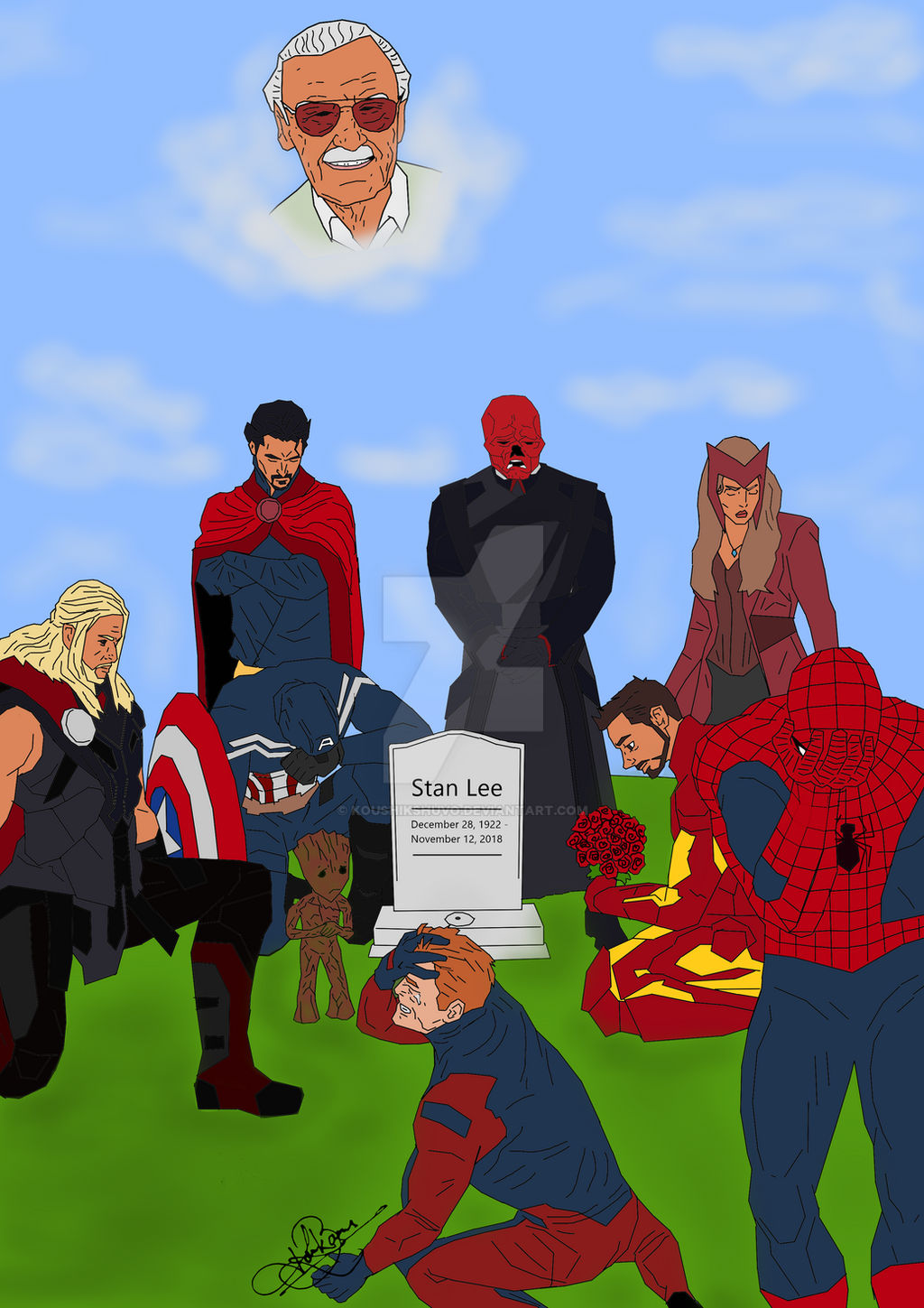 Stan Lee RIP By KBS by koushikshuvo on DeviantArt