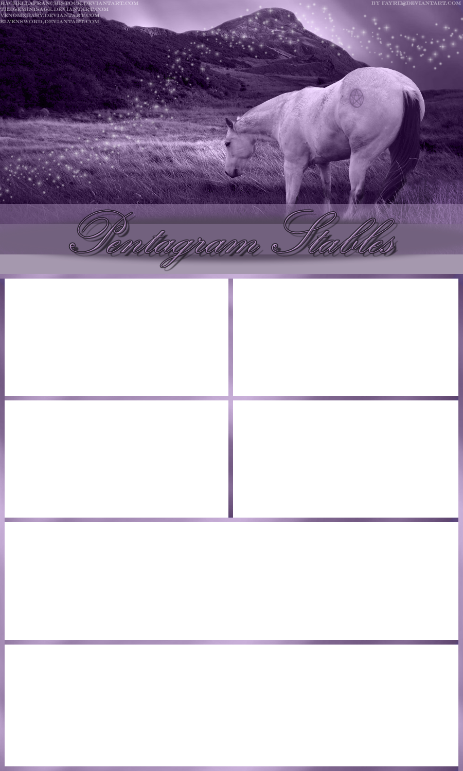 Purple Horse Layout