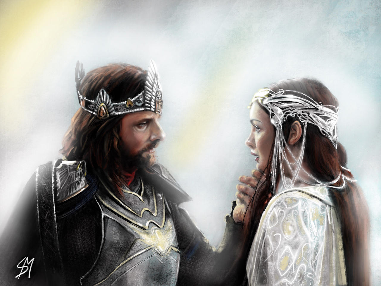Aragorn Und Arwen Fan Art