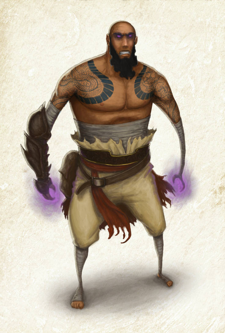 Tattooed Monk by Kimsiang on DeviantArt