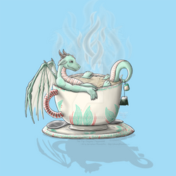 Tea Cup Dragons: Peppermint