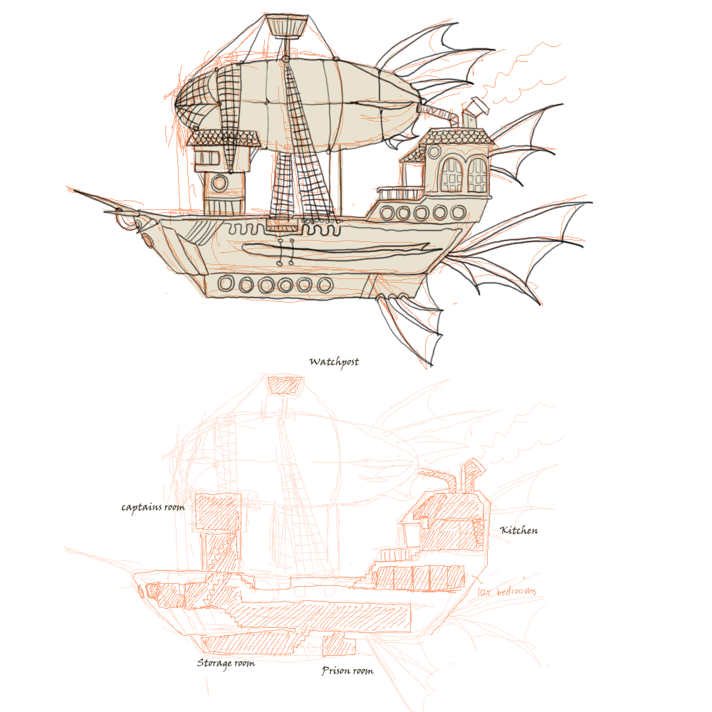 Pirate Ship Wip