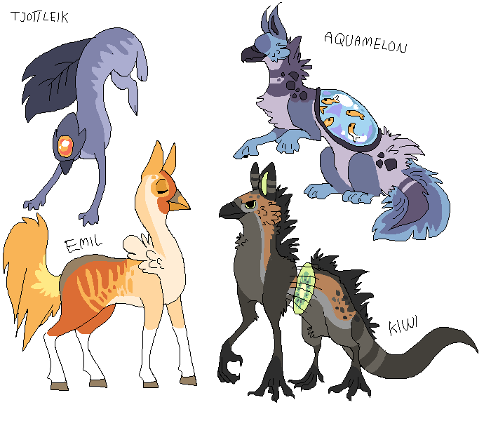 All my gryphon characters