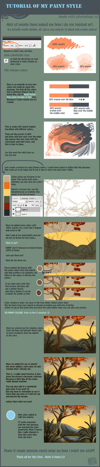 How I paint digitally tutorial by griffsnuff on DeviantArt