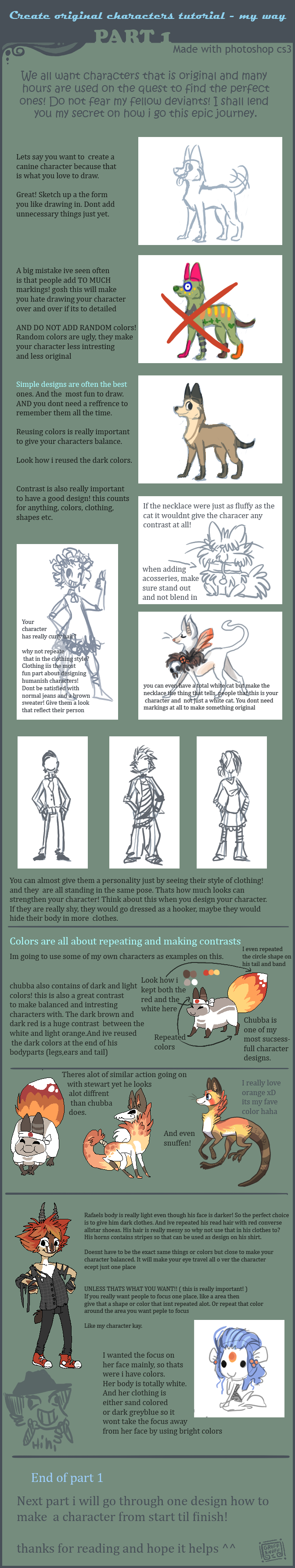 Create OC tutorial part 1 by griffsnuff on DeviantArt